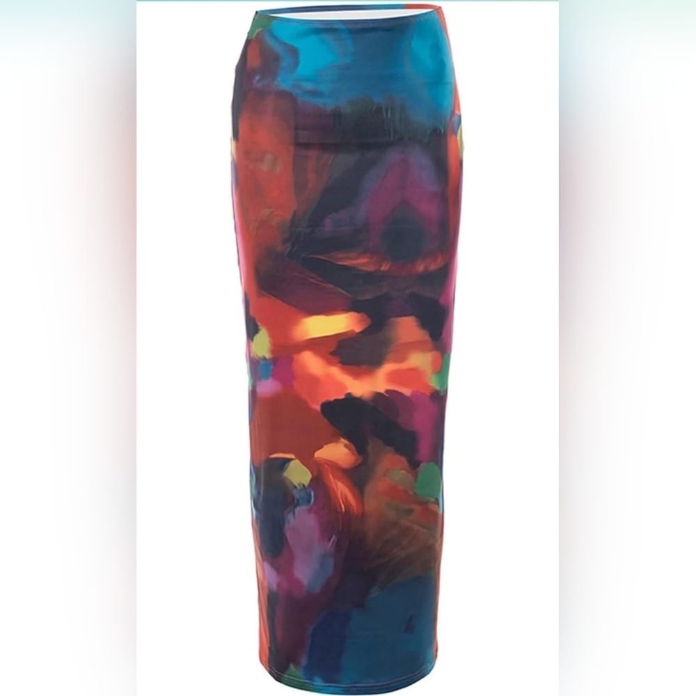 Amazon Colorful Maxi Skirt